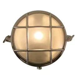 Mini Skotlampe I Forkromet Messing