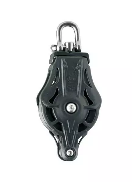 Wichard 55 Mm Enkeltblok M/svirvel Og Hsv. 3 Wichard 55 Mm Enkeltblok M/svirvel Og Hsv.