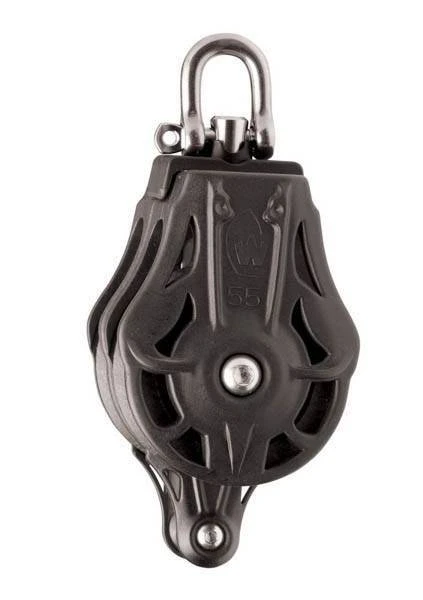 Wichard 55 Mm Dobbeltblok M/svirvel Og Hsv 3 Wichard 55 Mm Dobbeltblok M/svirvel Og Hsv