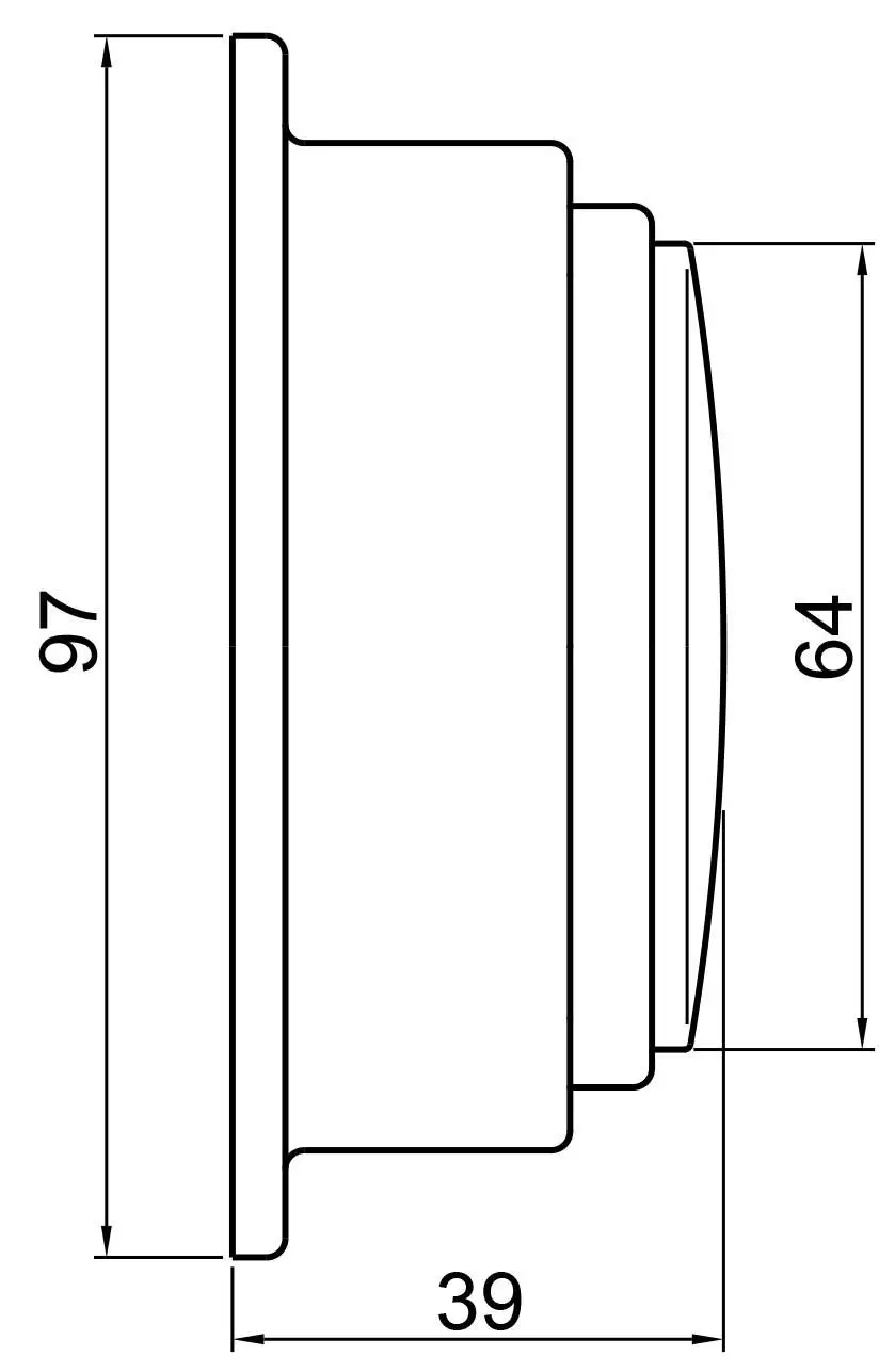 Delite Messing Termo-/Hygrometer Altitude 842 TH 5 Delite Messing Termo-/Hygrometer Altitude 842 TH - Billede 3