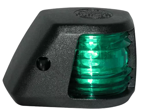 Aqua Signal 20 Lanterne Styrbord Sort 12V 3 Aqua Signal 20 Lanterne Styrbord Sort 12V