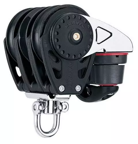 Harken Carbo Ratchamatic Blok 75 Mm Tripel, Cam-Matic 3 Harken Carbo Ratchamatic Blok 75 Mm Tripel, Cam-Matic