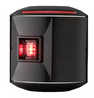 Aqua Signal 44 Lanterne Bagbord Sort 12/24V 3 Aqua Signal 44 Lanterne Bagbord Sort 12/24V