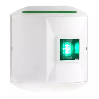 Aqua Signal 44 Lanterne Styrbord Hvid 12/24V 3 Aqua Signal 44 Lanterne Styrbord Hvid 12/24V