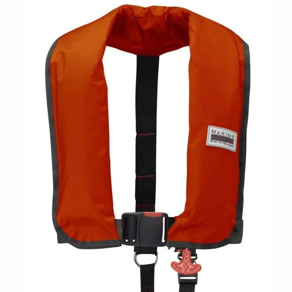 MarinePool Oppustelig Redningsvest 150N, Rød 3 MarinePool Oppustelig Redningsvest 150N, Rød