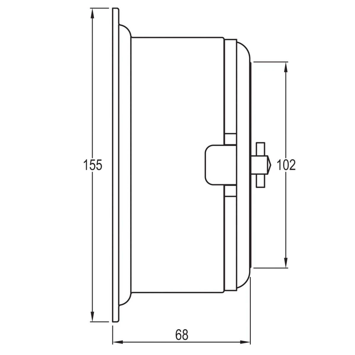 Schatz Midi Comfortmeter I Messinghus 4 Schatz Midi Comfortmeter I Messinghus - Billede 2