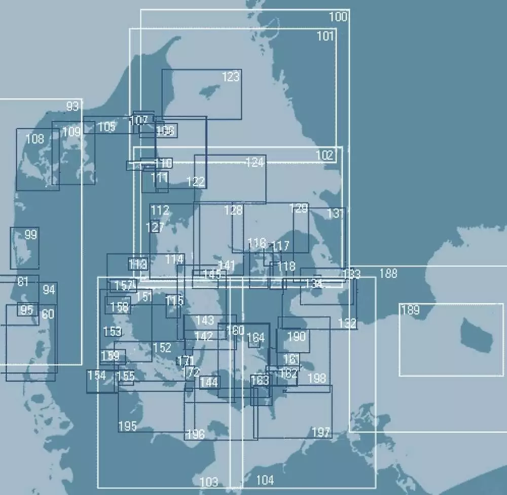 Søkort Over Danmark 3 Søkort Over Danmark