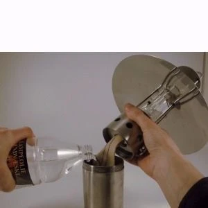 Petrolux Olielampe Med Klart Glas, Rustfri Stål 5 Petrolux Olielampe Med Klart Glas, Rustfri Stål - Billede 3