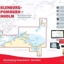 Søkort Sæt 2 - Mecklenburg & Bornholm