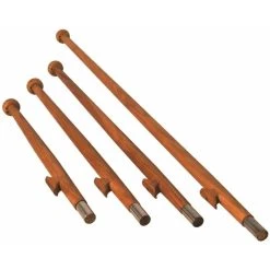 Teak Flagstang - 60-125 Cm