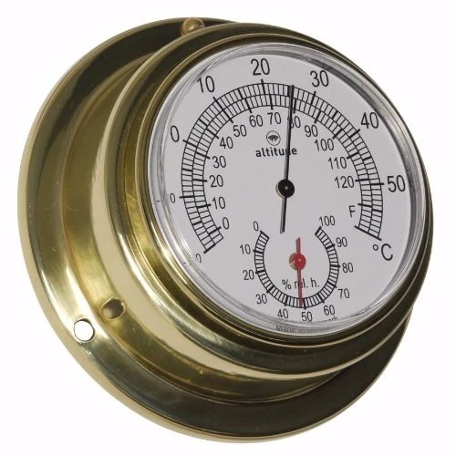 Delite Messing Termo-/Hygrometer Altitude 842 TH 3 Delite Messing Termo-/Hygrometer Altitude 842 TH