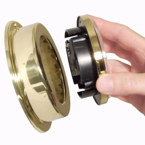 Delite Messing Termo-/Hygrometer Altitude 842 TH 4 Delite Messing Termo-/Hygrometer Altitude 842 TH - Billede 2